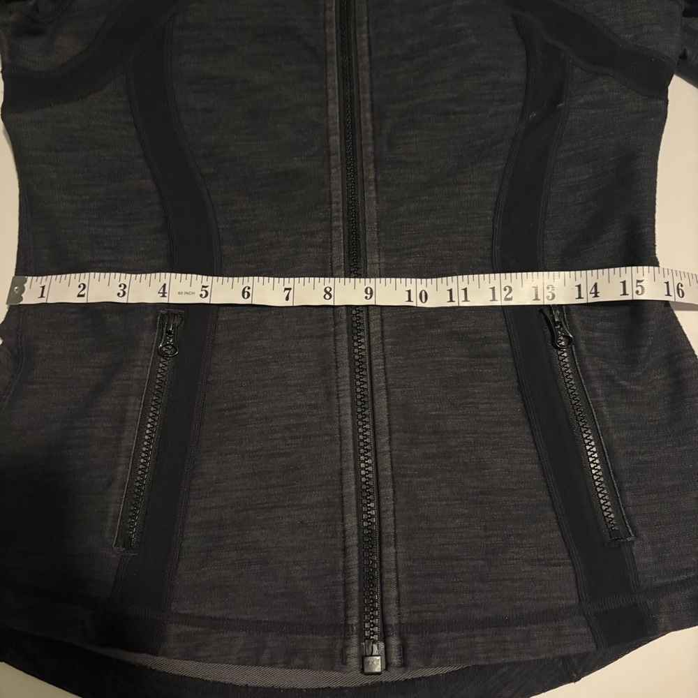 lululemon define athletica Dark Gray/black Jacket, size 10 - Picture 6 of 8
